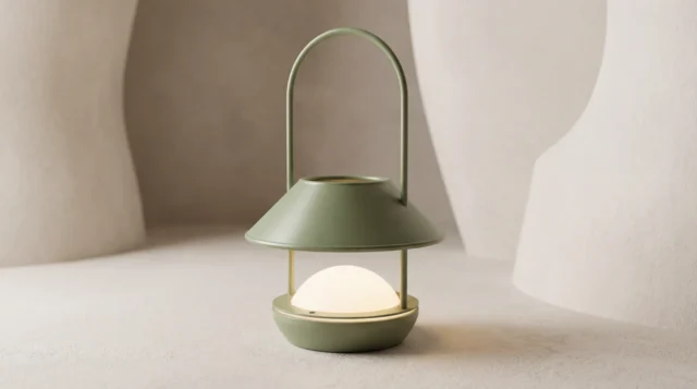 Candela lamp  by Manex Bilbao Studio